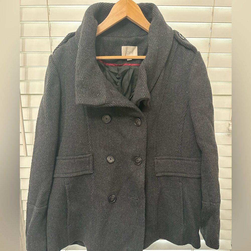 Women's Loft Double-Breasted Coat